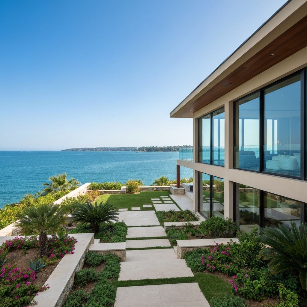 Beachfront luxury estate